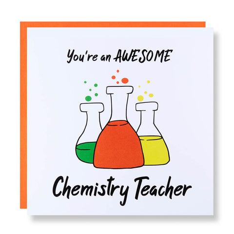 Chemistry Teacher Card