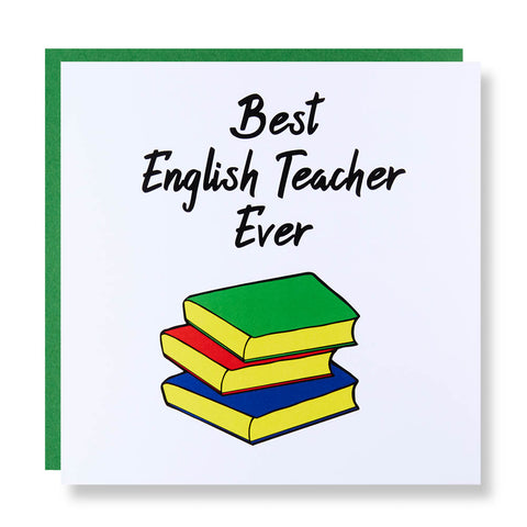 English Teacher Card