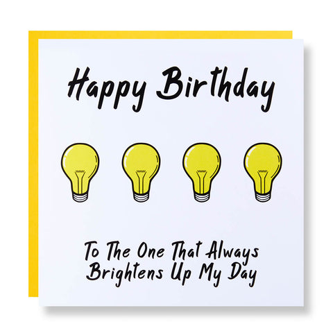 Happy Birthday Card - To The One