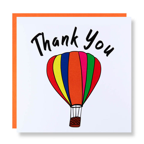 Thank You Card - Hot Air Balloon
