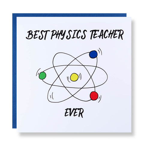 Physics Teacher Card