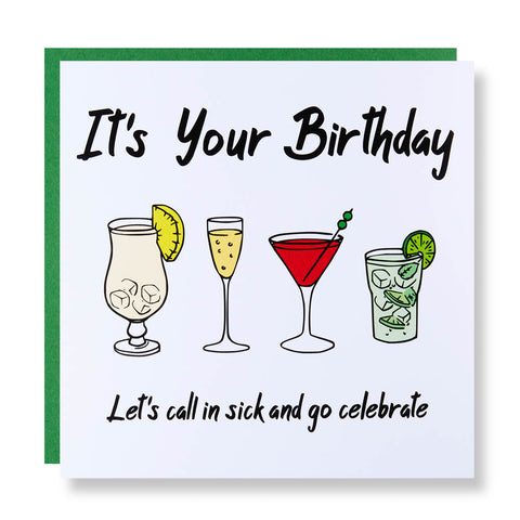 Happy Birthday Card - It's Your Birthdays!