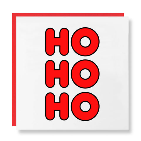 Christmas Card - Ho Ho HO