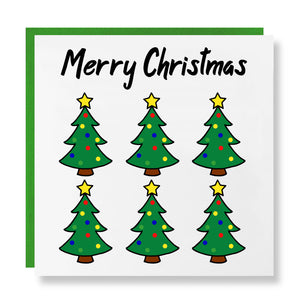 Christmas Card - Mini Trees
