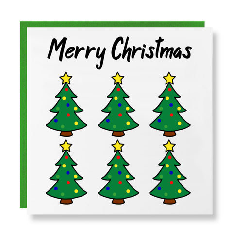 Christmas Card - Mini Trees