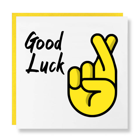Good Luck Card - Fingers Crossed